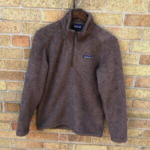 Patagonia Los Gatos 1/4 Zip Jacket Brown Small